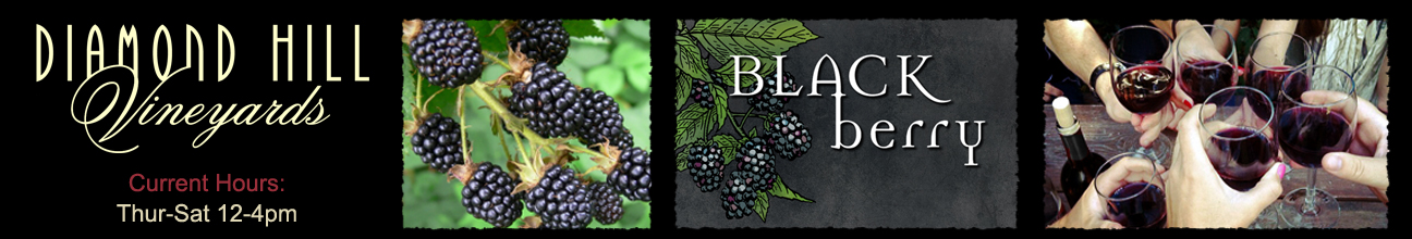 Close up of fresh blackberries, Detail from the wine label, People toasting showing intense dark color of the wine